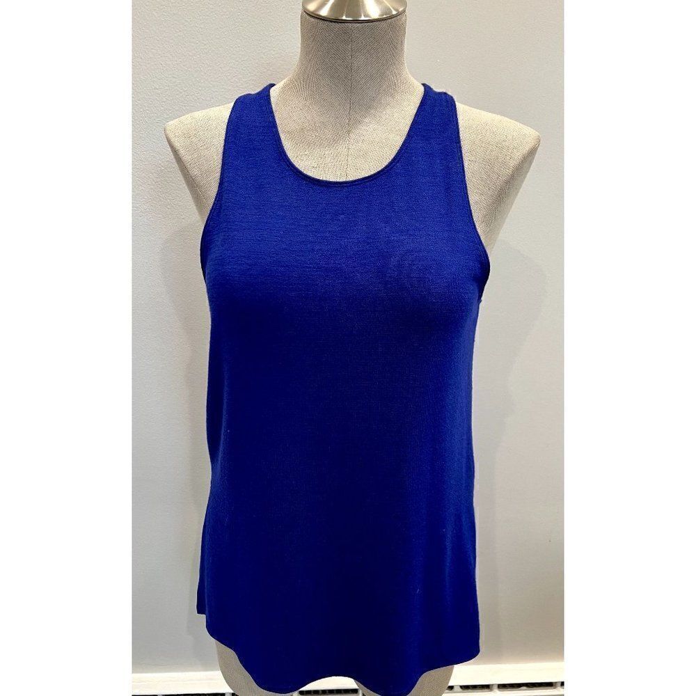 Aritzia Wilfred Free Ornella Jersey Knit Tank in Royal Blue Size XS